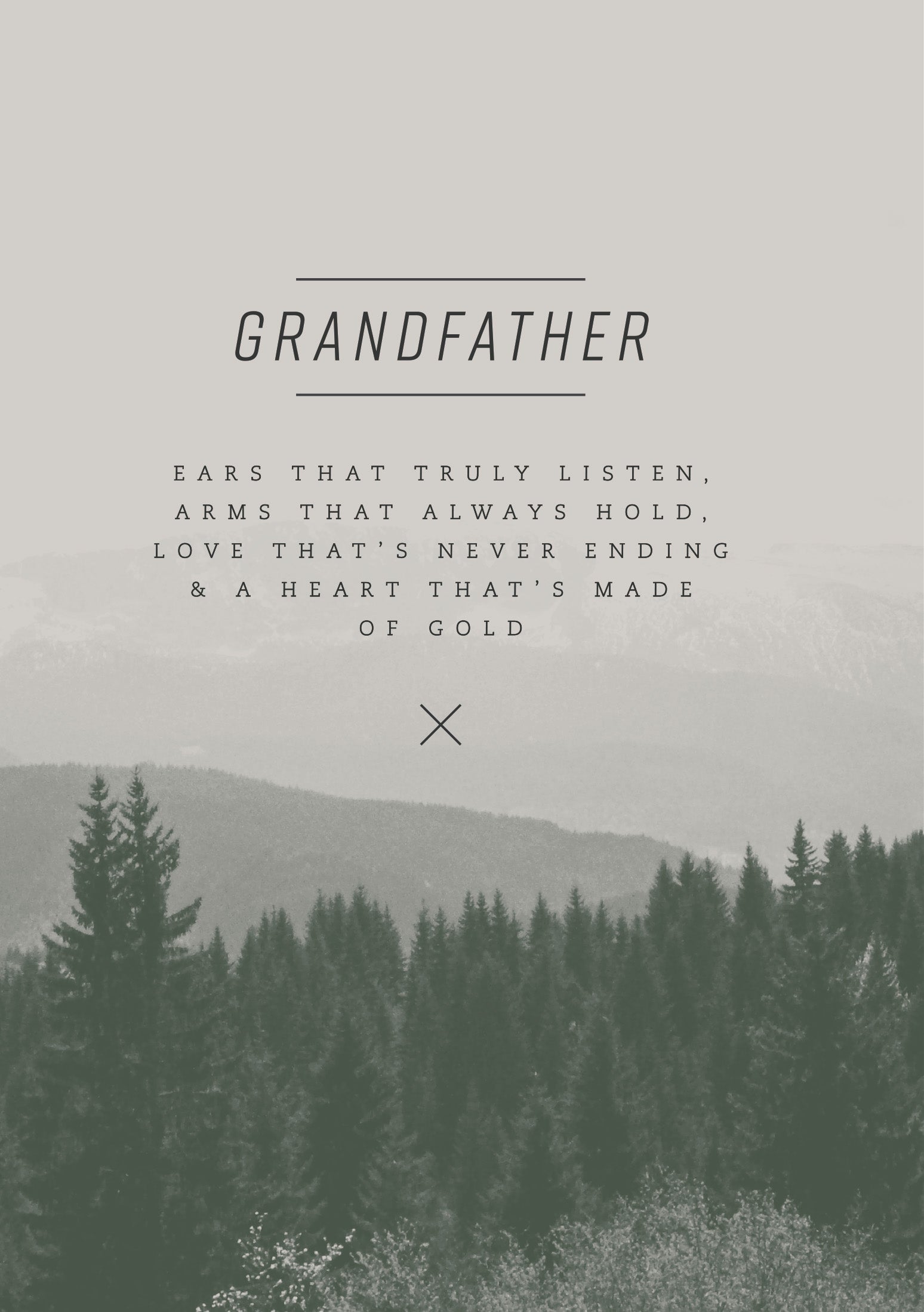 Greeting Card - Grandfather